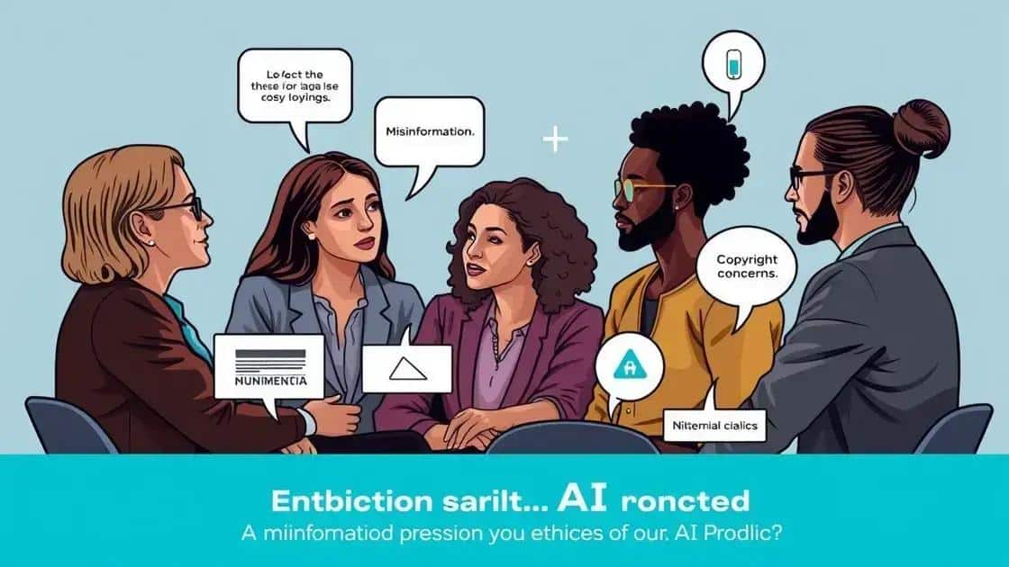 Ethical considerations in AI media