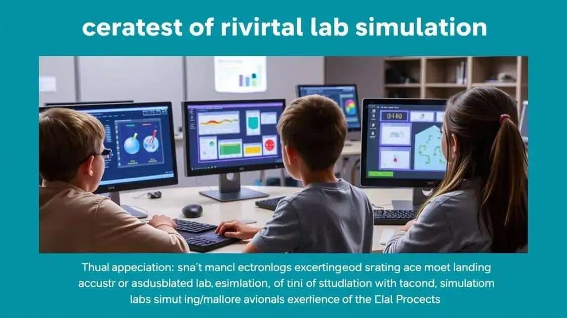 The benefits of using virtual lab simulations