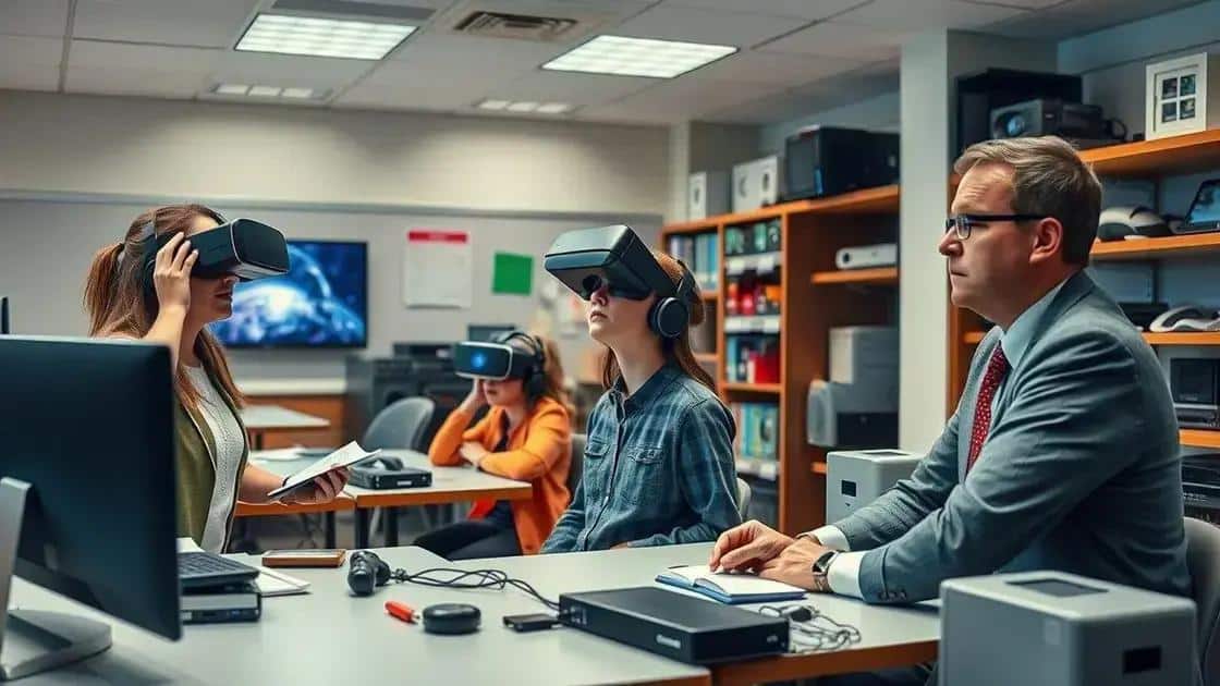 Challenges of using virtual reality in classrooms