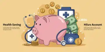 Piggy bank with stethoscope and dollar bills, representing 2026 HSA financial health and tax savings.