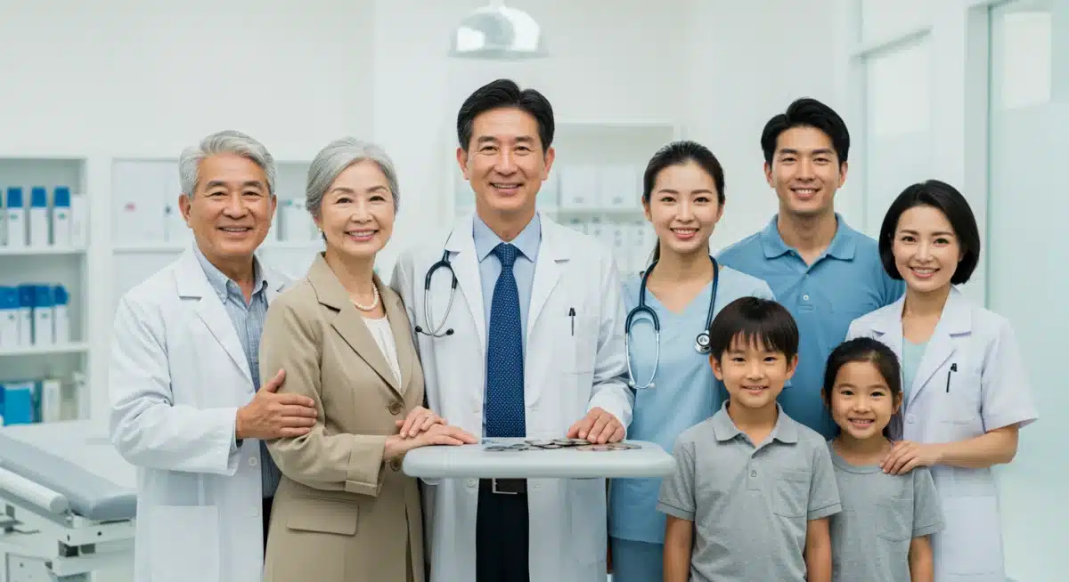 Diverse group of people smiling, representing various beneficiaries of HSA benefits across life stages.