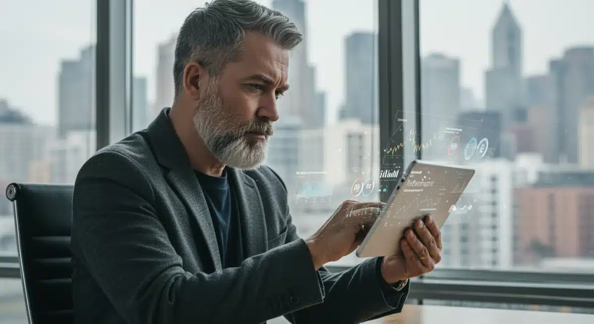 Digital tablet displaying a diversified investment portfolio with alternative assets.