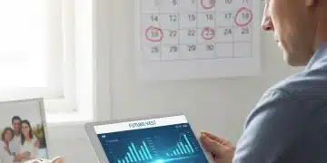 Person reviewing financial data for 2026 unemployment benefits