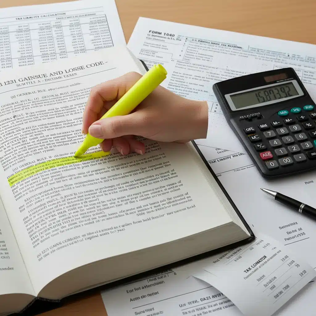 Expert reviewing intricate tax code for small business