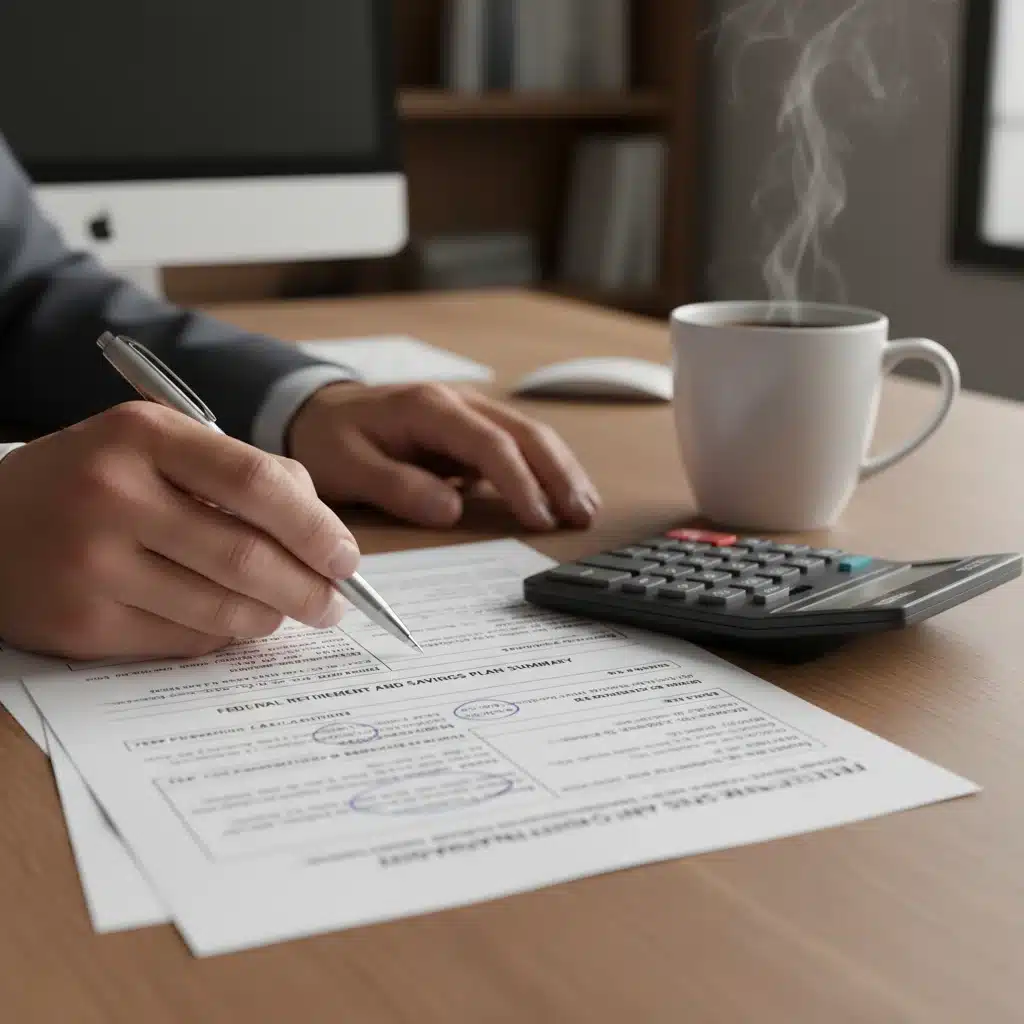 Detailed review of federal retirement plan documents and financial statements