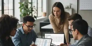 Small business owners analyzing 2026 tax legislation documents