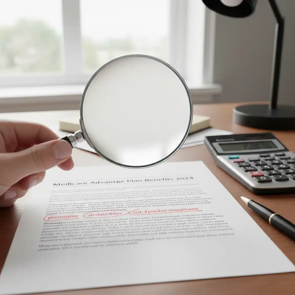 Analyzing Medicare Advantage plan benefits and costs