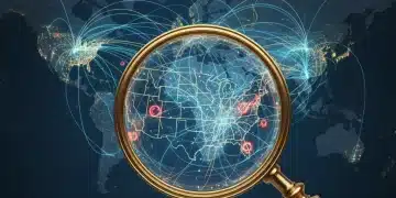 Global supply chain network impacting US consumer prices