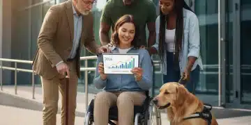 People with disabilities reviewing financial plans for 2026 disability benefits.