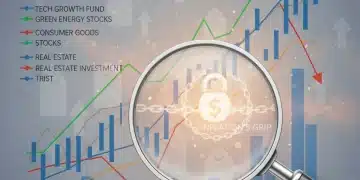 Financial chart illustrating portfolio adjustments for inflation in 2026
